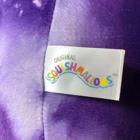 Squishmallow 11" Easton Lantern Anglerfish 1379 Soft Purple Sea Splash Plush NWT - Picture 4 of 9
